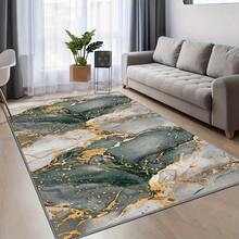 Suitable For Indoor And Outdoor Abstract Art Design Textured Pattern Carpets, Elegant Home Decoration, With Finished Edges Suitable For Bedrooms, Easy To Maintain, Suitable For Living Rooms, Homes, Apartments, Offices, Dormitories, - 1PC - 查看 8