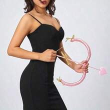 2/3pcs Valentine's Day Masquerade Party/Cosplay Costume Wedding Party Props/Angel Wings/Goddess Bow And Arrow Combo Set - Multicolor - View 6