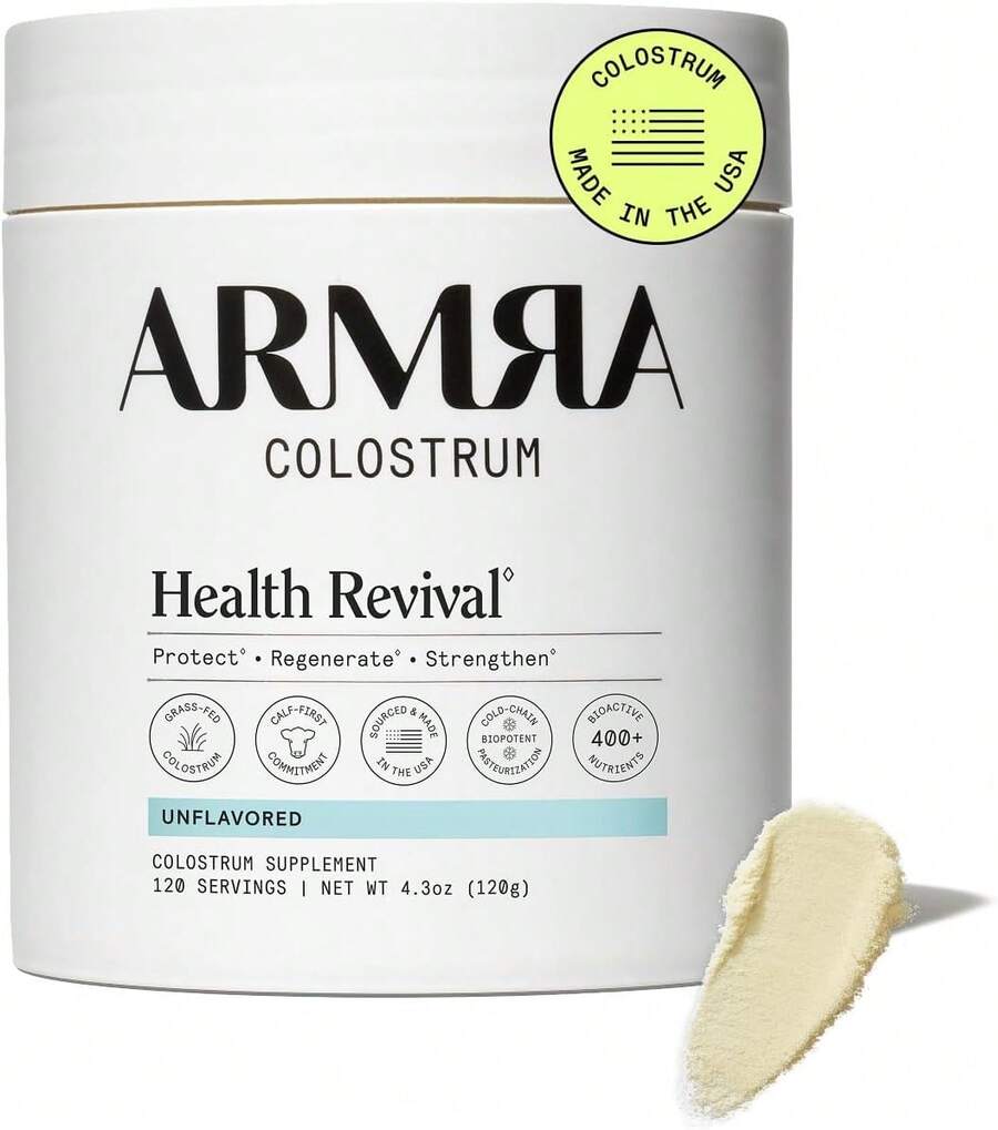 Nutricost Colostrum Powder | Original Flavor | Supports Intestinal Health | Nourishes Skin And Hair | Boosts Immunity | Keto-Friendly, Gluten-Free, Zero Fat | 120 Servings In Total - 無味 - 查看 1