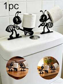 1 pieza Nueva Caja de Pañuelos con Forma de Hormiga, Adecuada para Decoración Creativa de Baño y Sala de Estar, Almacenamiento Multifuncional de Papel Higiénico, Decoración Artística, Estable y No Fácil de Volcar, Altamente Práctica - Multicolor - Ver 1