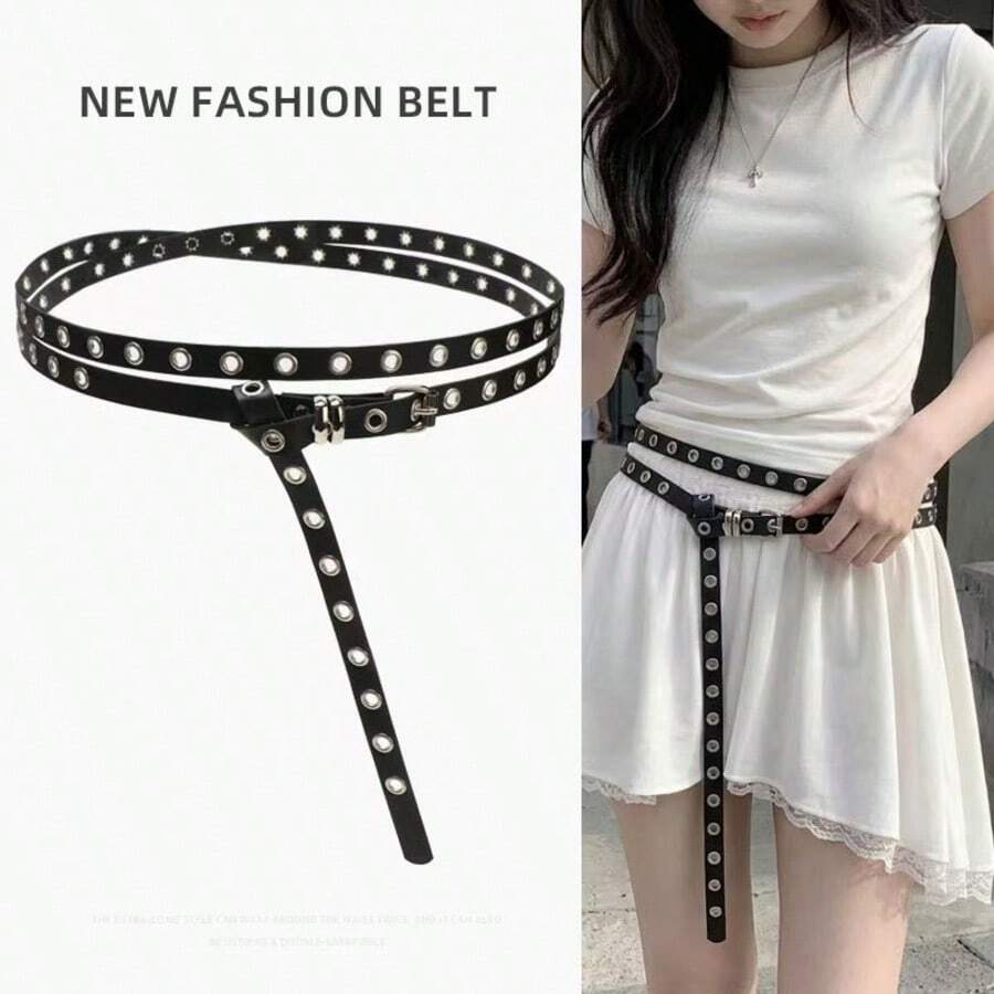 1pc Women's Belt 2026 New Style Multifunctional PU Leather Accessory Suitable For Daily Wear