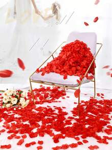 5000pcs Romantic Style Non-Woven Artificial Rose Petals, Handmade Scattered Petals, Suitable For Proposal Party, Valentine's Day Decoration, Wedding Decoration, Room Decoration, Anniversary Decoration, Mother's Day Decoration, Graduation Party Decoration, Home Decoration, Scene Decoration - Multicolor - View 3