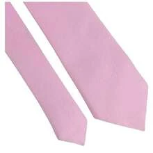 Set Of 3 Light Gray Ties For Groomsmen, Weddings, And Events - Rosa Pálido - Ver 5