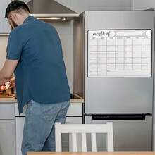 1 Stück abwischbarer Kühlschrankkalender, geeignet für Kühlschrank, Whiteboard, abwischbarer Kalender, wiederverwendbar, leicht zu reinigen, mit wöchentlichem und monatlichem Design, sehr praktisch für die Zeitplanung, geeignet für Büro, Zeitplanung zu Hause, nützliches magnetisches Kalenderset für Zuhause - Mehrere Spezifikationen - Übersicht 5
