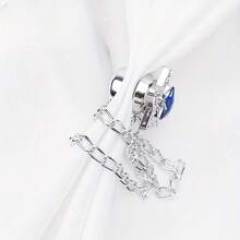 1Pc/2/4Pcs Chain Magnetic Hem Clips, No-Sew Adjustable Pant Leg Cuff Fixer, Star/Bow/Heart/Bear/Pearl Style, No-Sew Hem Shortener, Versatile Pant Leg Chain Decoration Clip, Instantly Shorten Sleeve Length, Suitable For Sleeves, Hem, Pant Legs, Prevent Pant Leg Dragging, Secure And Convenient Pant Leg Fixation, Multiple Colors, Dress Accessory, Shirt Adjuster, Fashion Accessory, Cute Fastener, Clothing Clip, Garment Adjuster - Multicolor - View 11