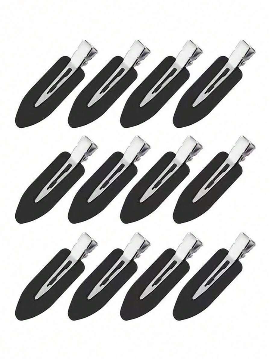12 cái/6 cái/2 cái Kẹp tóc mái không đường may thời trang tối giản màu đen trắng hồng cho nữ, kẹp tóc bên không đường may dùng khi rửa mặt, trang điểm và chăm sóc da hàng ngày, phụ kiện tóc thường ngày, dụng cụ tạo kiểu tóc, phụ kiện tóc xoăn, phụ kiện tóc mùa thu, du lịch - Nhiều màu - Xem 1