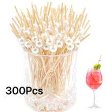 600/4000/300/200/100/50/20/10入指尖食物叉、水果竹籤，4.7英吋三明治水果叉竹牙籤派對前菜用品裝飾，生日婚禮派對裝飾用品，適用於俱樂部、水果、杯子蛋糕、漢堡、烤肉零食、零食拼盤、派 - 白色 - 查看 17