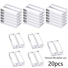 1/2/5/10/20/50pcs Acrylic Transparent Table Card Holder, Name Card Stand, Wedding Direction Sign Display Rack, Suitable For Dining Table, Wedding Photos, Office Menu, Meetings And Other Occasions - Multicolor - View 19