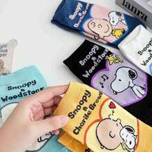 SNOOPY 1 Set 2026 New Cute Fun Heart-Shaped Socks, Suitable For Daily Home And Travel Wear, Fashionable And Practical, Small Gift Or Surprise For Friends And Family (Random Style) - Multicolor - View 6