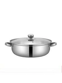 Olla vaporera de acero inoxidable reforzada, apta para uso doméstico, multifuncional, puede usarse como olla para fondue, olla para sopa y es compatible con estufa de inducción - Ver 13