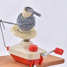 Handmade Fiber Yarn Winding Ball Reel Holder - Khaki - View 5