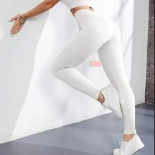 Women Leggings - White - View 6