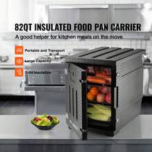 Insulated Food Container With 90L Capacity, LLDPE Food Container Carrier With Double Buckles, Front Loading Food Warmer For Restaurant, Canteen - 90 L, con Hebillas Dobles - 查看 2