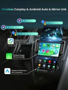 7-Inch Car Radio Suitable For Golf MK5 MK6, Jetta, Beetle, Passat, Sharan, Tiguan, Touran, Seat Polo, Supports Wireless CarPlay And Android Auto, Touchscreen With FM/AM Radio - MP5 - View 3