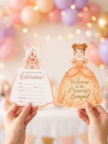 1pc Customized Photo Birthday Party Hat, Personalized Photo Pink And Gold Glitter Cone Hat, Durable Paper Material With Elastic Band; Suitable For Children's Birthday Party, Baby Shower, Photo Props And Theme Celebration Events, Customized Party Accessories - Multicolor - View 4
