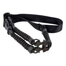 Kampak Kw321 Tactical Rifle Sling, Reinforced Single Point Sling, Black, Multipurpose Sling - Black - View 9