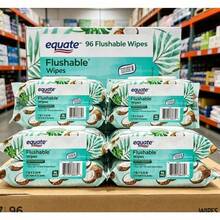 Popular Cleaning Product SeriesTop Choice For Cleaning Special Market Offer! Coconut Scent Flushable Wet Wipes, Easy Pop-Up Dispenser | Household Favorite | Gift Ideas | As Seen In Stores | Special Offer - 2 Pack - 查看 1