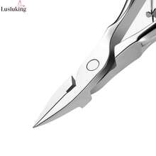 LUSLUKING 1件專業級嵌甲剪，不鏽鋼精準指甲修剪器，附彎曲夾口，適用於厚趾甲，美甲師必備 - 彩色 - 查看 6