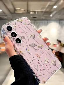 1個時尚高級小花創意軟手機殼保護套，適用於華為、榮耀、Galaxy A04e/12/A13/A14/A34/A50/A52/A53/A54/S21/S22/S23/S24/S25/S25Ultra/S25FE/S26/S26 PLUS/S26 ULTRA/S26 EDGE/ 6A/7A/8A/ 12T/13T/15T/15 TPRO，[國際版，非本地版] - 無色 - 查看 7