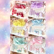 彩色蕾絲卡片夾裝飾支撐扇手工DIY珠寶飾品材料包 - 套裝 - 查看 8