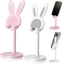1/2 Packs Desktop Accessories, Cute Cartoon Rabbit Desktop Phone Stand, Universal Adjustable Telescopic Lifting Stand For Students, Desktop Accessories, Suitable For Living Room, Bedroom And Other Home Scenarios, Convenient For Life - Multicolor - View 9