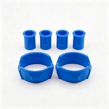 Paddle Tennis Racket Accessories Set - 4 Shock Absorbing Inserts + 2 Anti-Slip Grip Rings, Premium Silicone Material, For Vibration Absorption, Joint Protection And Enhanced Control - Multicolor - View 12