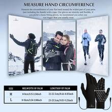 Electric Heated Gloves, Winter Warm Gloves, Knitted Gloves, Smart 3-Level Temperature Control, Double-Sided Heating, Automatic High-Temperature Cut-Off, USB Connection Supported. The Best Winter Gift - View 11