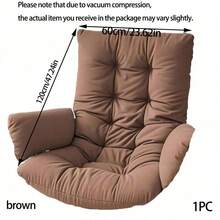 1PC Multi-Functional Rocking Chair Cushion, Suitable For Chairs, Hanging Baskets And Recliners. Seat Pad Egg Shaped Hammock Base Pillow Suspended Basket Rest, Suspended Seating Comfort, Egg Shaped Pillow, Hammock Base Cushion - 彩色 - 查看 17
