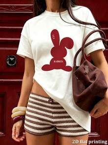 Women T-Shirts - 白色 - 查看 5