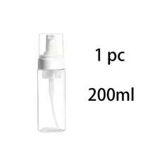 1pc/2pcs/3pcs 50ml/100ml/150ml/200ml Foaming Soap Bottle Empty Plastic Mousse Facial Cleanser Pump Bottle Refillable Lotion Shampoo Dispenser - Clear - View 6
