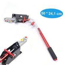 YUNRUX Hydraulic Handbrake Made Of Aluminum Alloy, Flying Drift Handbrake, Hydraulically Adjustable Play, High-Precision Hydraulic Handbrake, Red - A - 查看 2
