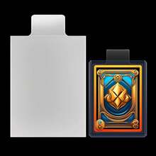 TOOUEE 500-1000 Packs Tabbed Card Sleeves Card Holders With Pull Tab 2.5 X 3.5 Inch Sleeves For MTG, PTCG, TCG, Gaming Cards Easy-Pull Design For Grading Submission, Top Loaders And Card Savers, Clear Archival-Grade Material For Card Storage, Ultra Clear. - Clear - View 10