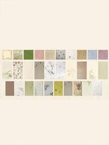 1 Pack 60 Sheets Vintage Botanical Floral English Decorative Collage Scrapbooking Paper DIY Memo Note Paper School Supplies - BQ897 - View 7