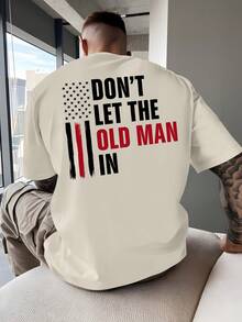 Nueva camiseta de manga corta estampada para hombre, para el verano, top moderno y a la moda, estilo básico de cuello redondo para primavera y verano, versátil y transpirable, adecuada - Blanco - Ver 8