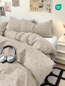 2/3pcs Bedding Set (1pc Duvet Cover + 1/2pcs Pillowcase, Without Filler), Breathable & Comfortable, Soft & Pilling Resistant, Suitable For Double/Full/Queen/King Size Bed, All Season Use, Multiple Sizes Available, Machine Washable, Decorative Bedroom - Multicolor - View 8