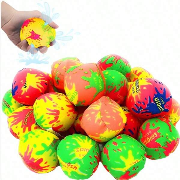 8 Reusable Water Balls, Suitable For Swimming Pools, Beaches And Outdoor Games, For Water Games At Summer Beach Parties