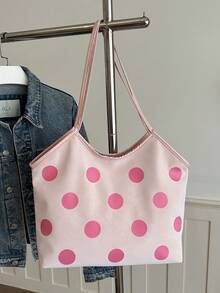 Large Capacity Handbag For Women, New Fashion Versatile Commuter Shoulder Tote Bag - Multicolor - View 8