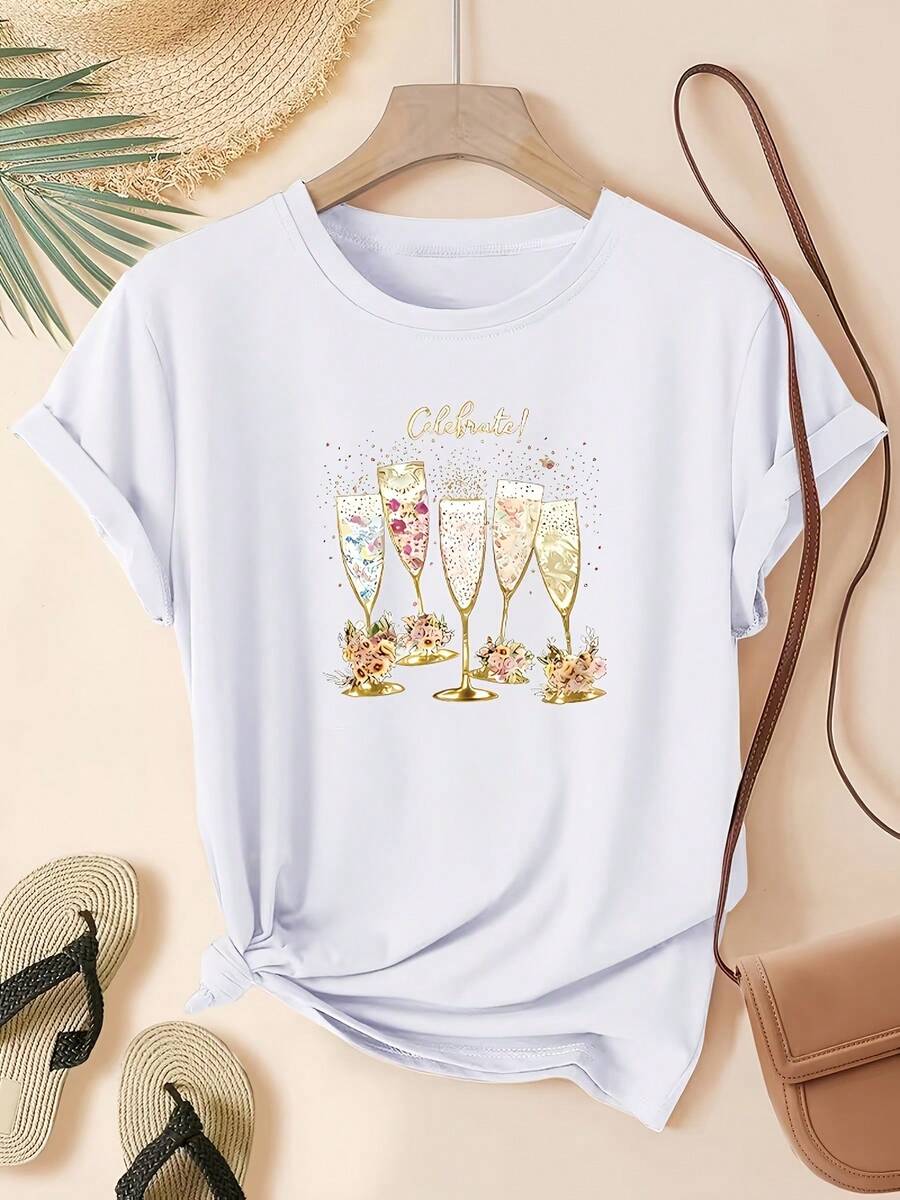 Women T-Shirts - White - View 1