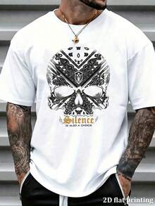 T-Shirts Hommes - Blanc - Voir 6
