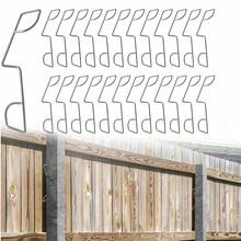25/50 Pcs Fence Panel Grips Clips, Anti-Rattle Fence Wedges, Noise Reduction Fasteners To Stop Banging For Garden Fence Installation - 50 PCS - View 8