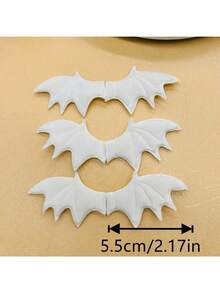 10pcs/Set Cute Plush Demon Bat Wings Halloween Bat Wings Decoration DIY Handmade Accessories Materials Cosplay Party Costume Props Halloween Theme Party Costume Props Halloween Decoration - Multicolor - View 3