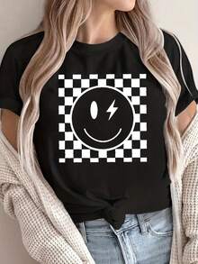 Unisex 100% Cotton Basic Crew Neck T-Shirt | Casual, Sporty, Gym, Everyday Wear S-3XL - 黑色 - 查看 1
