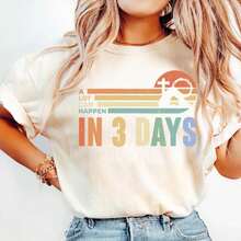 Be Kind T-Shirts, 70's Retro Style, Positivity, Motivational, Hey Sunshine, Funny, Boho, Oversized, Women, Men, Loose Fit Retro Tee - White 4 - View 1