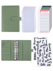 Budget Binder With Zipper Envelopes - Purple Cash Organizer, A6 Budget Binder Cash Envelopes For Budget Management, Savings Budget Binder With Pre-Printed Labels, Includes 6 Zipper Pouches, 12 Budget Cards, Savings Account School Supplies - Pink - View 11