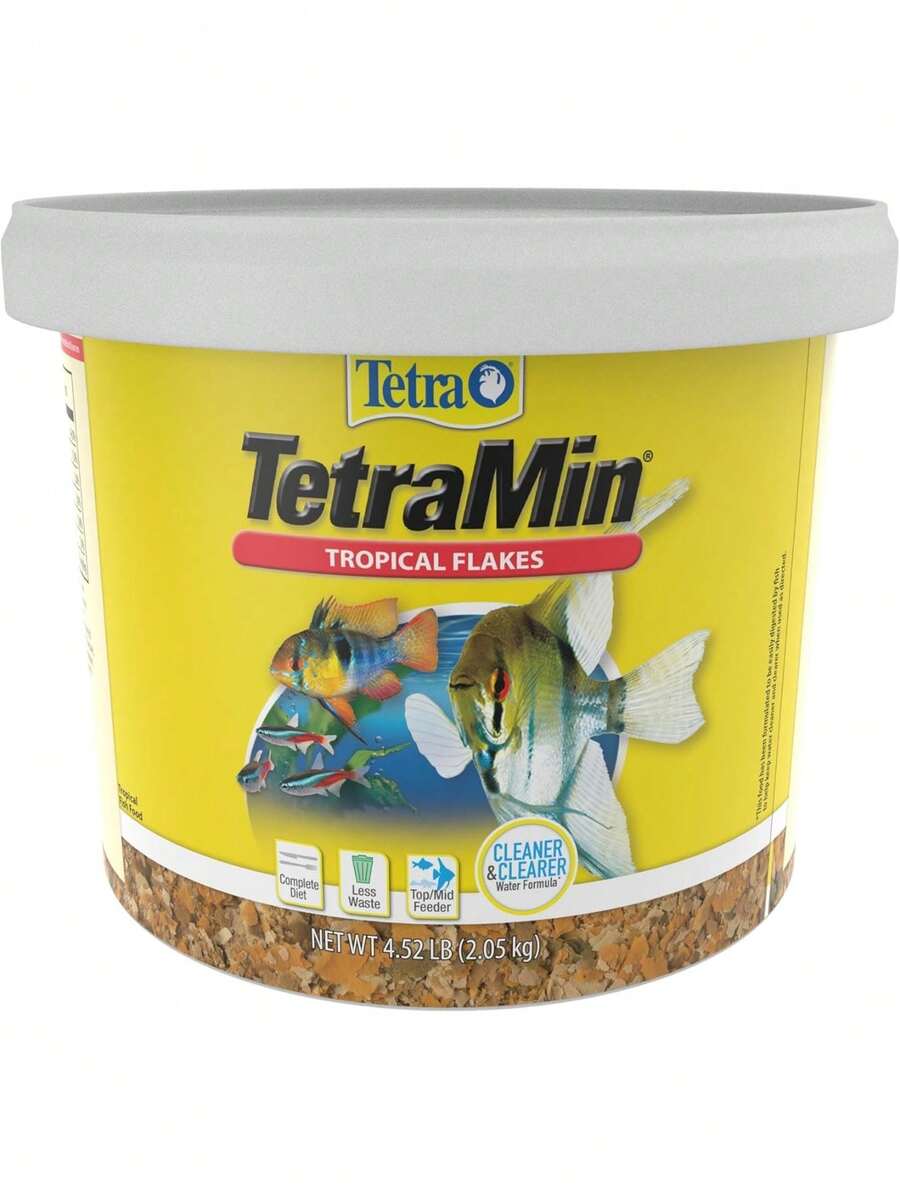 TetraMin Tropical Flakes 4.52 Pounds, Nutritionally Balanced Diet Aquarium Fish - Style D - View 1