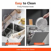 3-Tier Stainless Steel Steamer, 11in Diameter Multipurpose Cooking Pot With Glass Lid For Home Kitchen Cooking - View 9