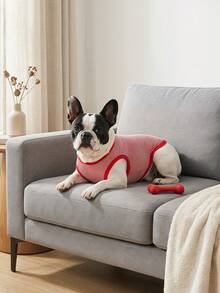 1PC Dog Tank Top, Dog Vest, Soft & Breathable Pet Summer T-Shirt, Stretchy Sleeveless Athletic Tank Top Clothing For Running Walking, Dog Apparel For Small Medium And Large Breed - Multicolor - View 4