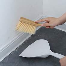 1 Set Sapu dan Pengki Kecil untuk Meja, Set Sikat Sapu Genggam, Termasuk Pengki, Cocok untuk Dapur, Ruang Tamu dan Ambang Jendela, Set Pembersih Lantai Keras - A - View 8