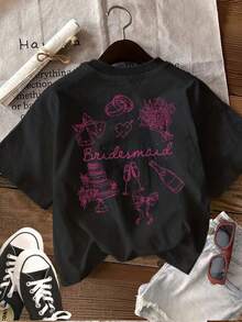 Women T-Shirts - Black - View 2