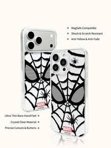 Miniso Funda de teléfono transparente con carga inalámbrica magnética de Marvel Superman, funda de teléfono de verano, funda de teléfono de regalo de vacaciones, antideslizante, a prueba de caídas, a prueba de huellas dactilares para GalaxyS22, GalaxyS23, S24plus, GalaxyS25, S26ultra, compatible con iPhone17, 17Air, 17pro, 17promax, 11, 12, 13, 14, 15, 16pro, 16promax, 14Plus, 15Plus, 16Plus, 16pro, 16promax. - transparente - Ver 7